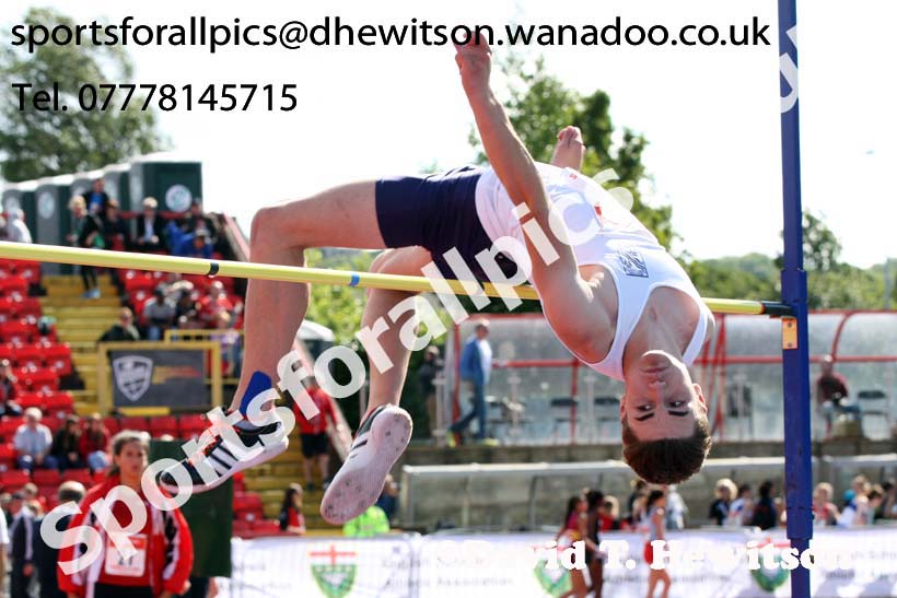 Inter boys high jump, English Schools Track and Field. Photo: David T. Hewitson/Sports for All Pics